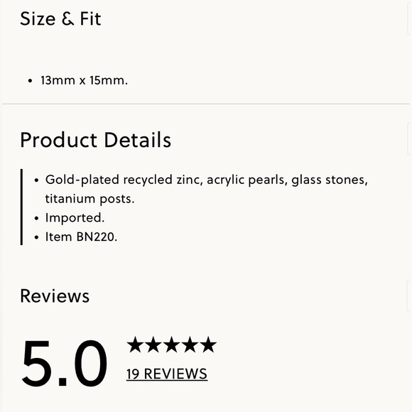 🆕J. Crew Oval Jem Earrings - Picture 4 of 13